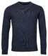 Baileys Crew Neck Lambswool Single Knit Trui Deep Denim Blue