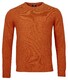 Baileys Crew Neck Lambswool Single Knit Trui Deep Orangered