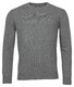 Baileys Crew Neck Lambswool Single Knit Trui Grijs