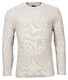 Baileys Crew Neck Pullover All Over Structure Design Winter White