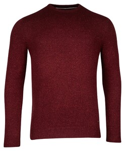 Baileys Crew Neck Pullover Faux-Uni Deep Red