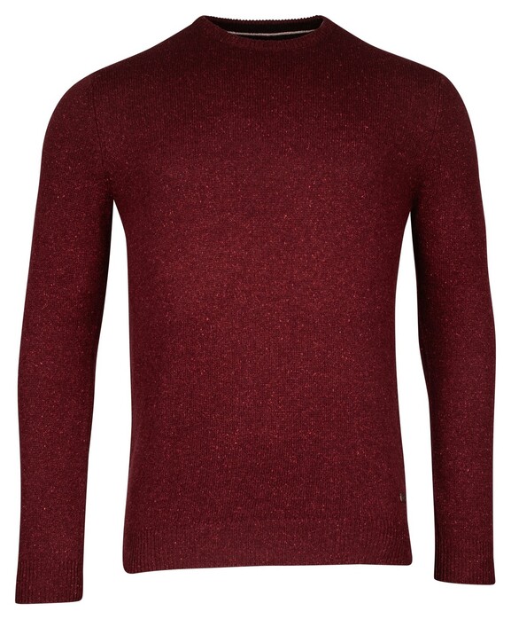 Baileys Crew Neck Pullover Faux-Uni Deep Red