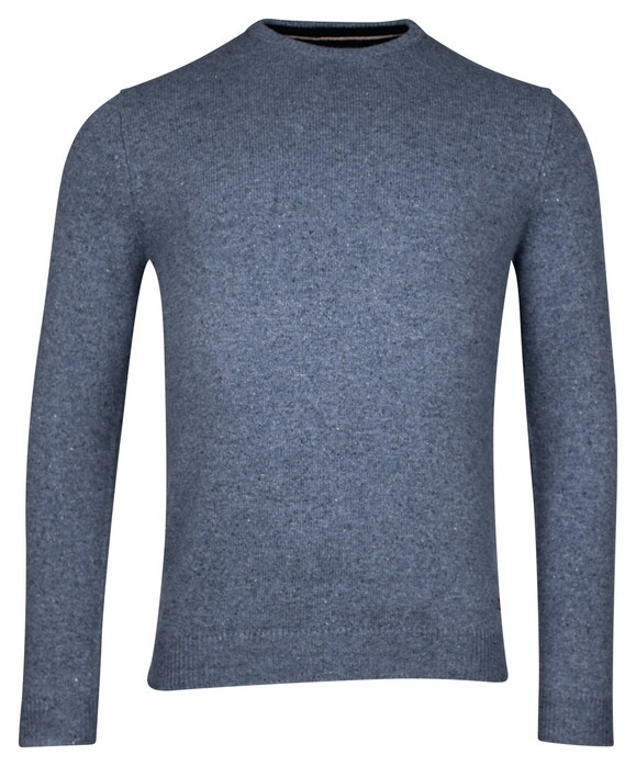 Baileys Crew Neck Pullover Faux-Uni Trui Denim Blue