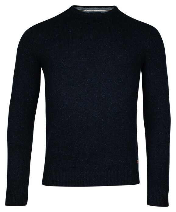 Baileys Crew Neck Pullover Faux-Uni Trui Navy