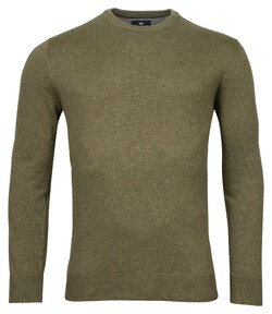 Baileys Crew Neck Pullover Single Knit Combed Cotton Green