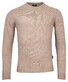 Baileys Crew Neck Pullover Single Knit Lambswool Khaki