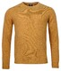 Baileys Crew Neck Pullover Single Knit Lambswool Ocher