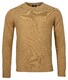 Baileys Crew Neck Pullover Single Knit Lambswool Trui Goudgeel