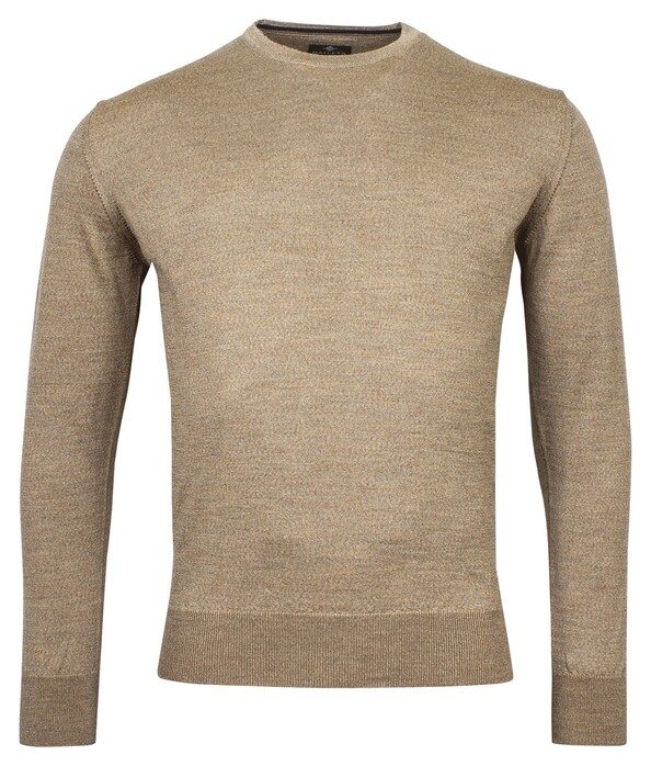 Baileys Crew Neck Pullover Single Knit Merino Oak