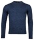 Baileys Crew Neck Pullover Single Knit Merino Trui Blauw