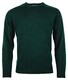 Baileys Crew Neck Pullover Single Knit Scottish Lambswool Bottle Green