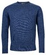 Baileys Crew Neck Pullover Single Knit Scottish Lambswool Trui Blauw