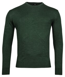 Baileys Crew Neck Pullover Single Knit Uni Merino Dark Green