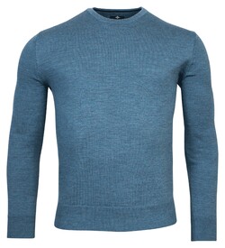 Baileys Crew Neck Pullover Single Knit Uni Merino Raf Blue