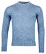 Baileys Crew Neck Pullover Single Knit Uni Merino Trui Licht Blauw