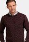 Baileys Crew Neck Single Knit Pullover Aubergine