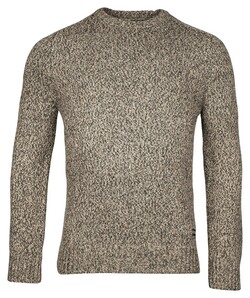 Baileys Crew Neck Single Knit Pullover Beige