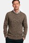 Baileys Crew Neck Single Knit Pullover Brown