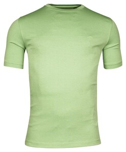 Baileys Crew Neck Two-Tone Interlock T-Shirt Appel