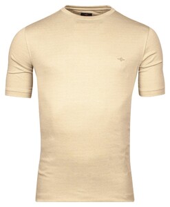 Baileys Crew Neck Two-Tone Interlock T-Shirt Light Olive