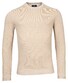 Baileys Crew Neck Two Tone Jacquard Knit Pullover White Pepper