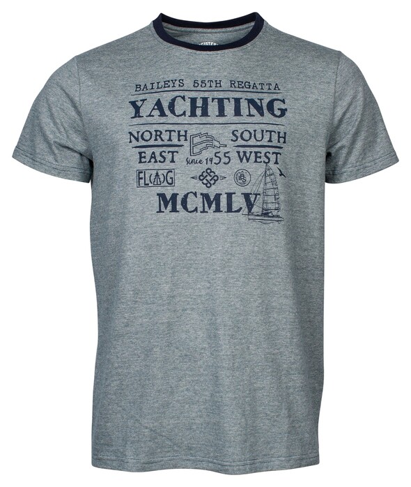 Baileys Crew Neck Yachting T-Shirt Dark Sea Green