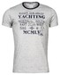 Baileys Crew Neck Yachting T-Shirt Mid Grey