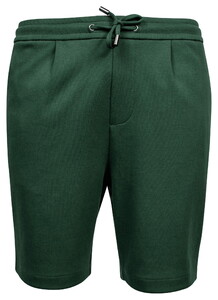 Baileys Drawstring Doubleface Interlock Subtle Texture Bermuda Donker Groen