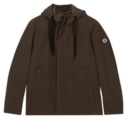 Baileys Drawstring Hood Padded Zipped Sidepockets Jack Dark Green