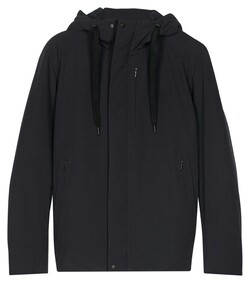 Baileys Drawstring Hood Padded Zipped Sidepockets Jack Navy