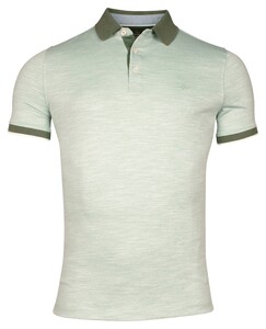 Baileys Fantasy Two-Tone Slub Piqué Polo Pastel Groen