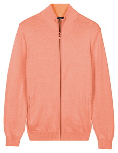 Baileys Fine Knit Full Zip Vest Abrikoos