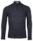 Baileys Front Cable Knit Lambswool Half Zip Pullover Dark Blue