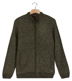 Baileys Fullzip Inside Body Lining Sherpa Vest Donker Groen