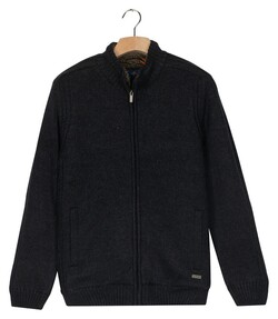 Baileys Fullzip Inside Body Lining Sherpa Vest Navy