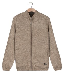 Baileys Fullzip Inside Body Lining Sherpa Vest Taupe