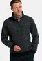 Baileys Half Zip 2-Tone Jacquard Doubleface Interlock Sweat Pullover Dark Beige