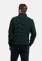 Baileys Half Zip 2-Tone Jacquard Doubleface Interlock Sweat Trui Donker Groen