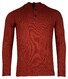 Baileys Half Zip And Buttons Subtle Rib Details Trui Deep Red