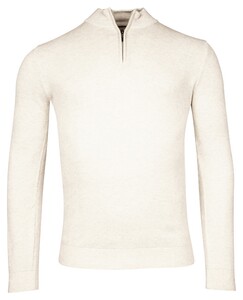 Baileys Half Zip Body And Sleeves Two-Tone Structure Jacquard Pullover Kitt