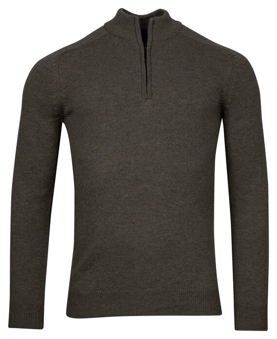 Baileys Half Zip Single Knit Pullover Anthracite