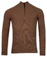 Baileys Half Zip Single Knit Pullover Tobacco