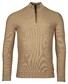 Baileys Half Zip Structure Knit Pullover Dark Sand