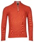 Baileys Half Zip Structure Knit Trui Red Earth