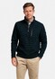 Baileys Half Zip Waffle Texture Interlock Sweat Pullover Navy