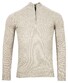 Baileys Halfzip Single Knit Lambswool Pullover Off White