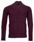Baileys Lambswool Cardigan Zip Single Knit Vest Bordeaux