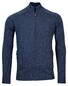 Baileys Lambswool Cardigan Zip Single Knit Vest Deep Denim Blue