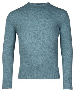 Baileys Lambswool Crew Neck Single Knit Pullover Adriatic Blue