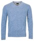 Baileys Lambswool V-Neck Single Knit Trui Licht Blauw